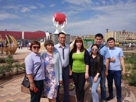 Открытие стелы в честь дня медицинских работников