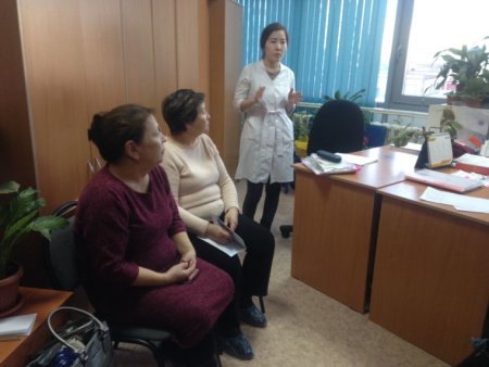 Семинар для медицинских работников средних школ в г.Актобе