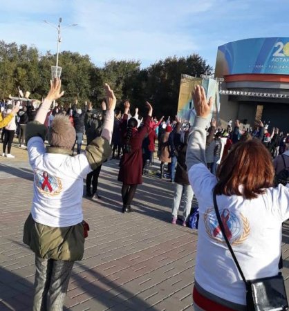 Марафон по скандинавской ходьбе в г.Актобе