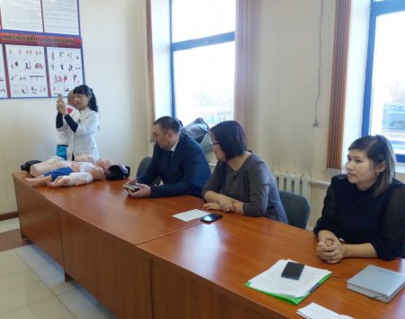 Ақтөбе қаласының теміржол вокзалында науқан