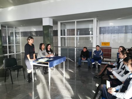 Ақтөбе халықаралық әуежайының қызметкерлері арасында науқан