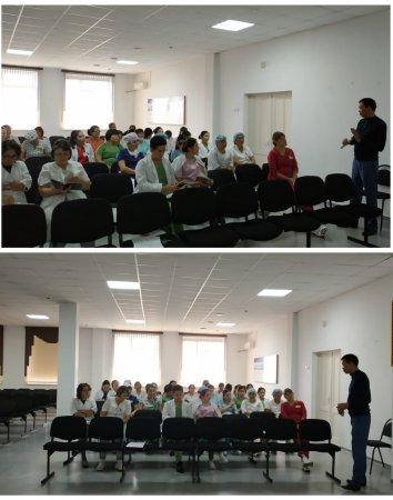 Ақтөбе қаласындағы медицина қызметкерлеріне арналған семинар.