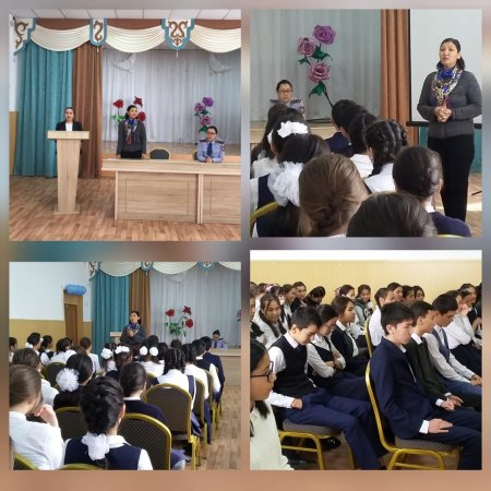 8-11 класс оқушыларымен кездесу