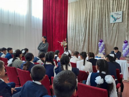 Оқушылармен кездесу