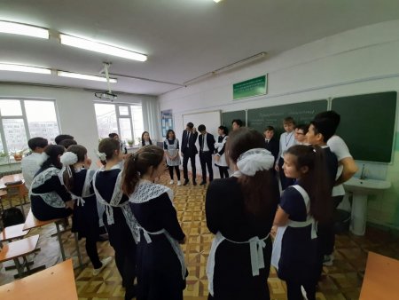 Ақтөбе қ. оқушылармен кездесу