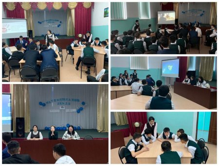 Ақтөбе қаласының оқушыларымен кездесу