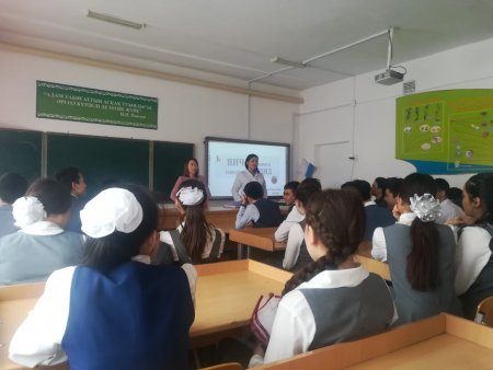 Ақтөбе қаласының оқушыларымен кездесу