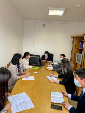 Облыстық білім басқармасымен өткізілген кеңес