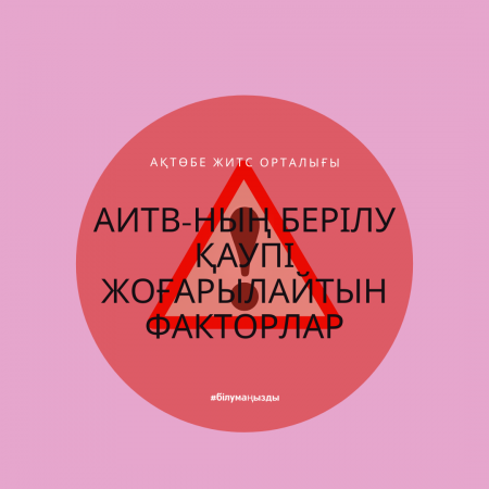 Факторы при которых повышается риск передачи ВИЧ