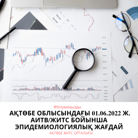 Эпидемиологическая ситуации по ВИЧ/СПИД в Актюбинской области на 01.06.2022г.