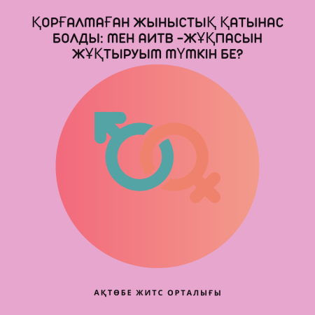 Қорғалмаған жыныстық қатынас болды: мен АИТВ -жұқпасын жұқтыруым мүмкін Бе?
