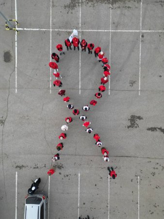 "Біз алдын алуды қолдаймыз" флешмобы