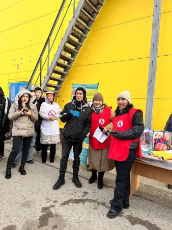 Анвар гипермаркетінде Ақтөбе тұрғындары АИТВ-инфекциясына тексерілді