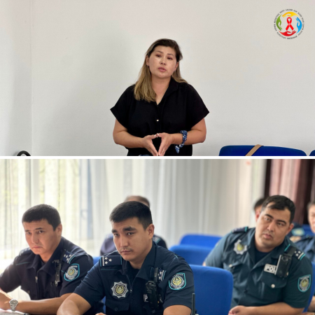 Обсудили профилактику ВИЧ с полицейскими